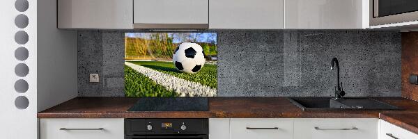 Küchen wandpaneel Der Ball ist im Tor