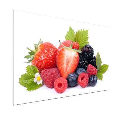 Küchen wandpaneel Waldfrüchte