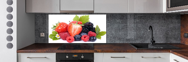 Küchen wandpaneel Waldfrüchte