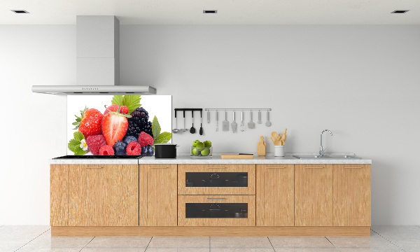 Küchen wandpaneel Waldfrüchte