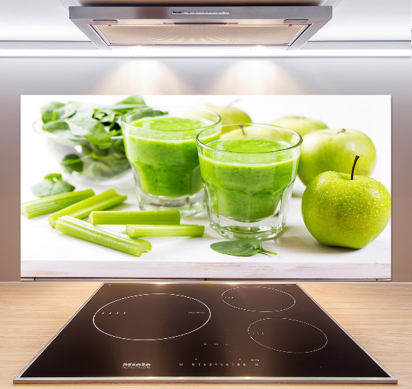 Glasrückwand für die küche Grüner Cocktail