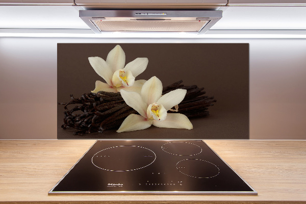 Glasrückwand für die küche Vanilleschoten