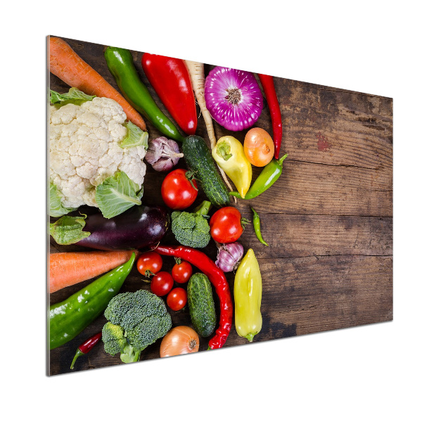 Platte für Küchenrückwand Gemüse