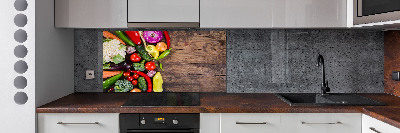 Platte für Küchenrückwand Gemüse