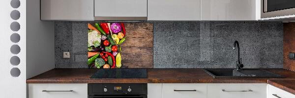 Platte für Küchenrückwand Gemüse