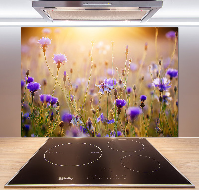 Platte für Küchenrückwand Wildblumen