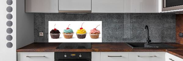 Küchen wandpaneel Cupcakes
