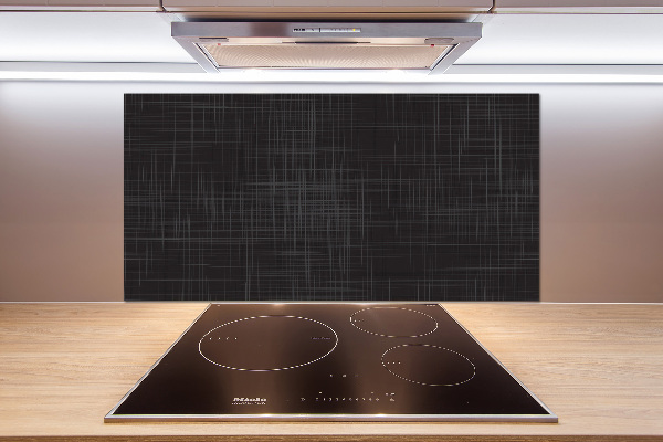 Glasrückwand für die küche Leinenstruktur