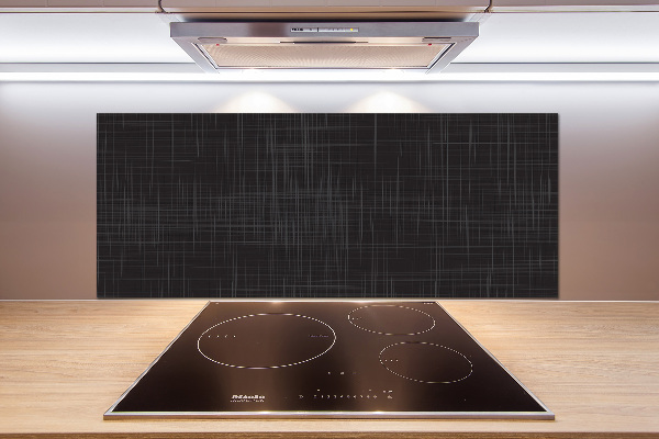 Glasrückwand für die küche Leinenstruktur