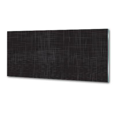 Glasrückwand für die küche Leinenstruktur