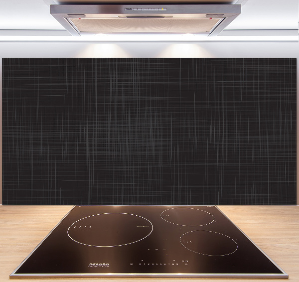 Glasrückwand für die küche Leinenstruktur