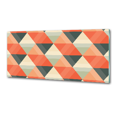 Glasrückwand für die küche Geometrischer Hintergrund