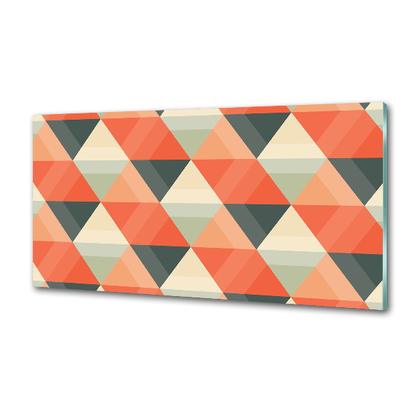 Glasrückwand für die küche Geometrischer Hintergrund