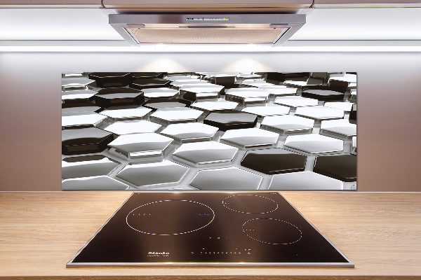 Platte für Küchenrückwand 3D-Abstraktion