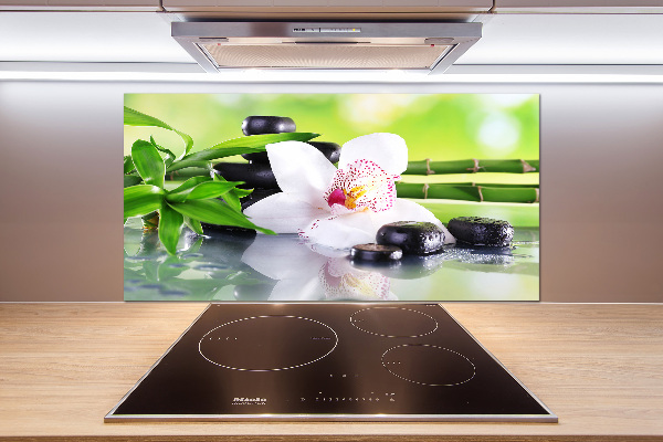 Platte für Küchenrückwand Orchidee