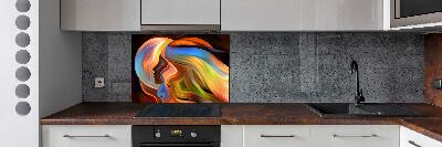 Küchen wandpaneel Abstraktion