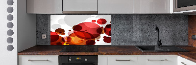 Küchen wandpaneel Kreisabstraktion