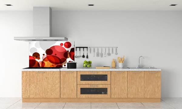 Küchen wandpaneel Kreisabstraktion