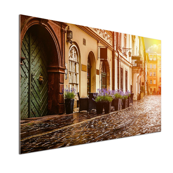 Glasrückwand für die küche Krakau, Polen