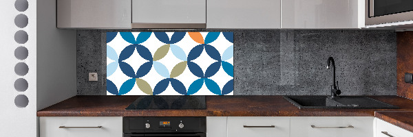 Platte für Küchenrückwand Geometrischer Hintergrund