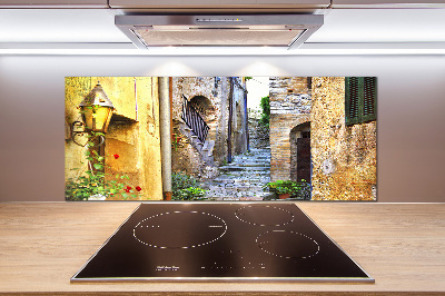 Glasrückwand für die küche Eine charmante Straße