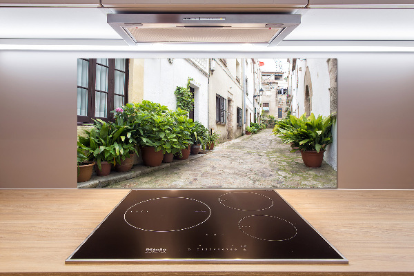 Küchen wandpaneel Eine charmante Straße