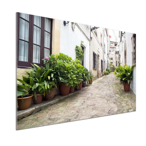 Küchen wandpaneel Eine charmante Straße