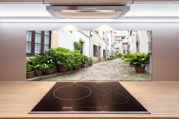 Küchen wandpaneel Eine charmante Straße