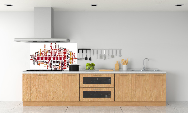 Küchen wandpaneel Einwanderung