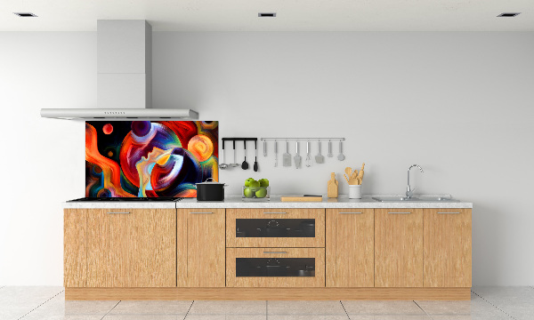 Platte für Küchenrückwand Abstraktion