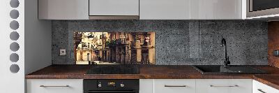 Küchen wandpaneel Straßen von Barcelona