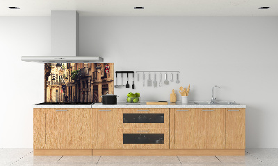 Küchen wandpaneel Straßen von Barcelona