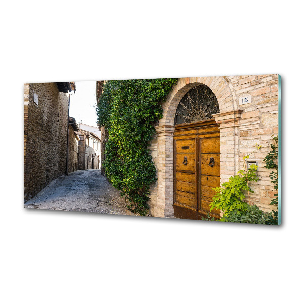 Glasrückwand für die küche Eine charmante Straße