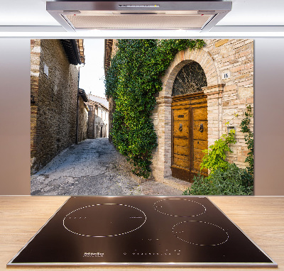 Glasrückwand für die küche Eine charmante Straße