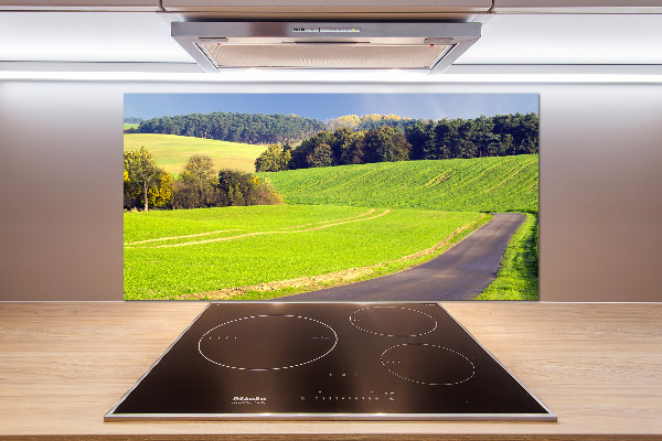 Platte für Küchenrückwand Feldweg