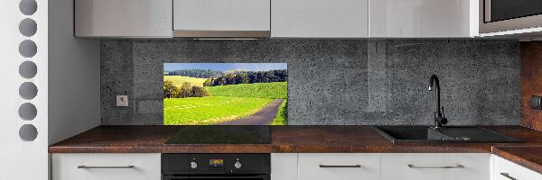 Platte für Küchenrückwand Feldweg