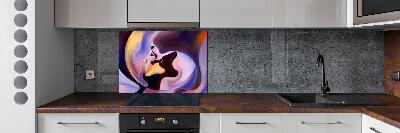 Küchen wandpaneel Abstraktion