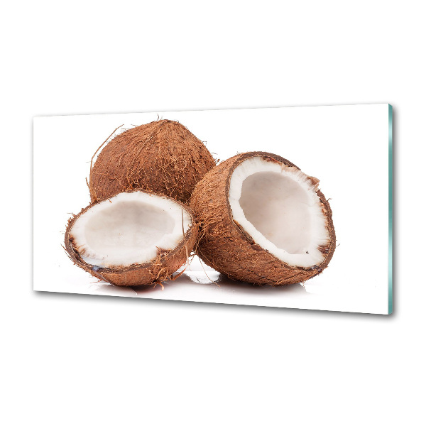 Glasrückwand für die küche Kokosnuss