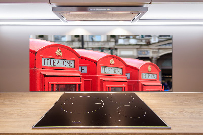 Küchen wandpaneel Öffentliche Telefonzelle