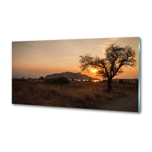 Küchen wandpaneel Sonnenuntergang