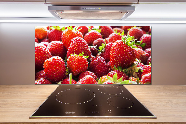 Küchen wandpaneel Erdbeeren