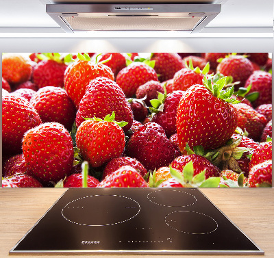 Küchen wandpaneel Erdbeeren
