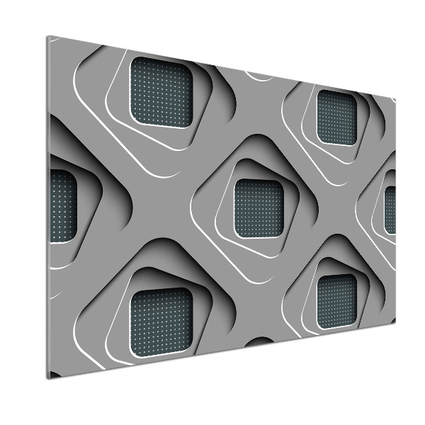 Platte für Küchenrückwand 3D-Abstraktion