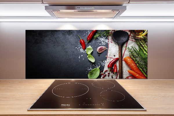 Glasrückwand für die küche Zutaten