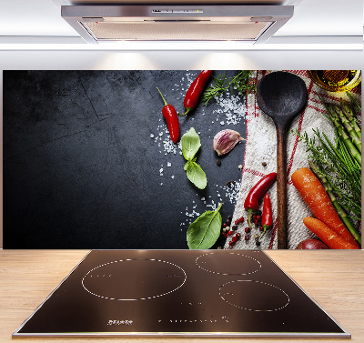 Glasrückwand für die küche Zutaten