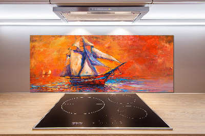 Küchen wandpaneel Raumschiff