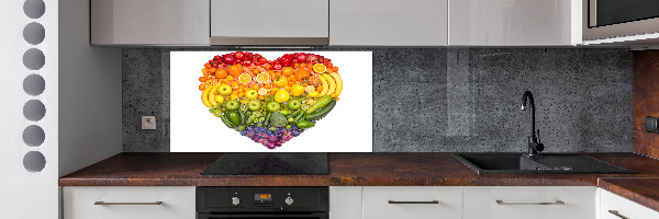 Küchen wandpaneel Gemüseherz