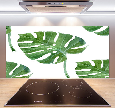 Küchen wandpaneel Monstera