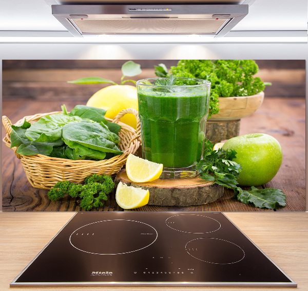 Küchen wandpaneel Grüner Cocktail