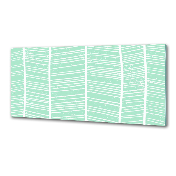 Glasrückwand für die küche Fischgrätmuster